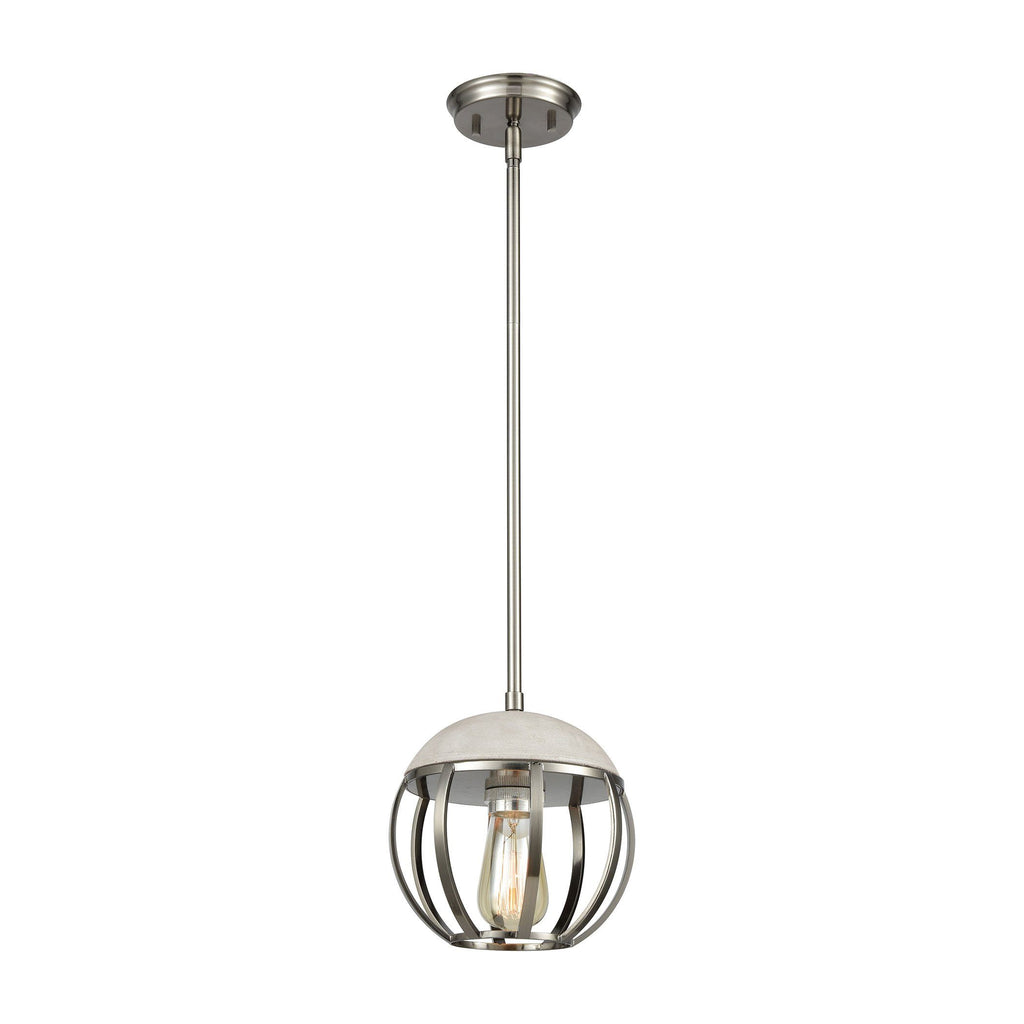 Urban Form 1 Pendant Brushed Black Nickel Ceiling Elk Lighting 