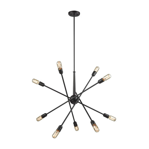 Delphine 10 Chandelier Oil Rubbed Bronze Ceiling Elk Lighting 