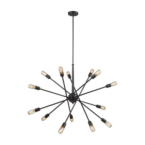 Delphine 14 Chandelier Oil Rubbed Bronze Ceiling Elk Lighting 