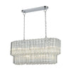 Carrington 5 Billiard/Island Polished Chrome Ceiling Elk Lighting 