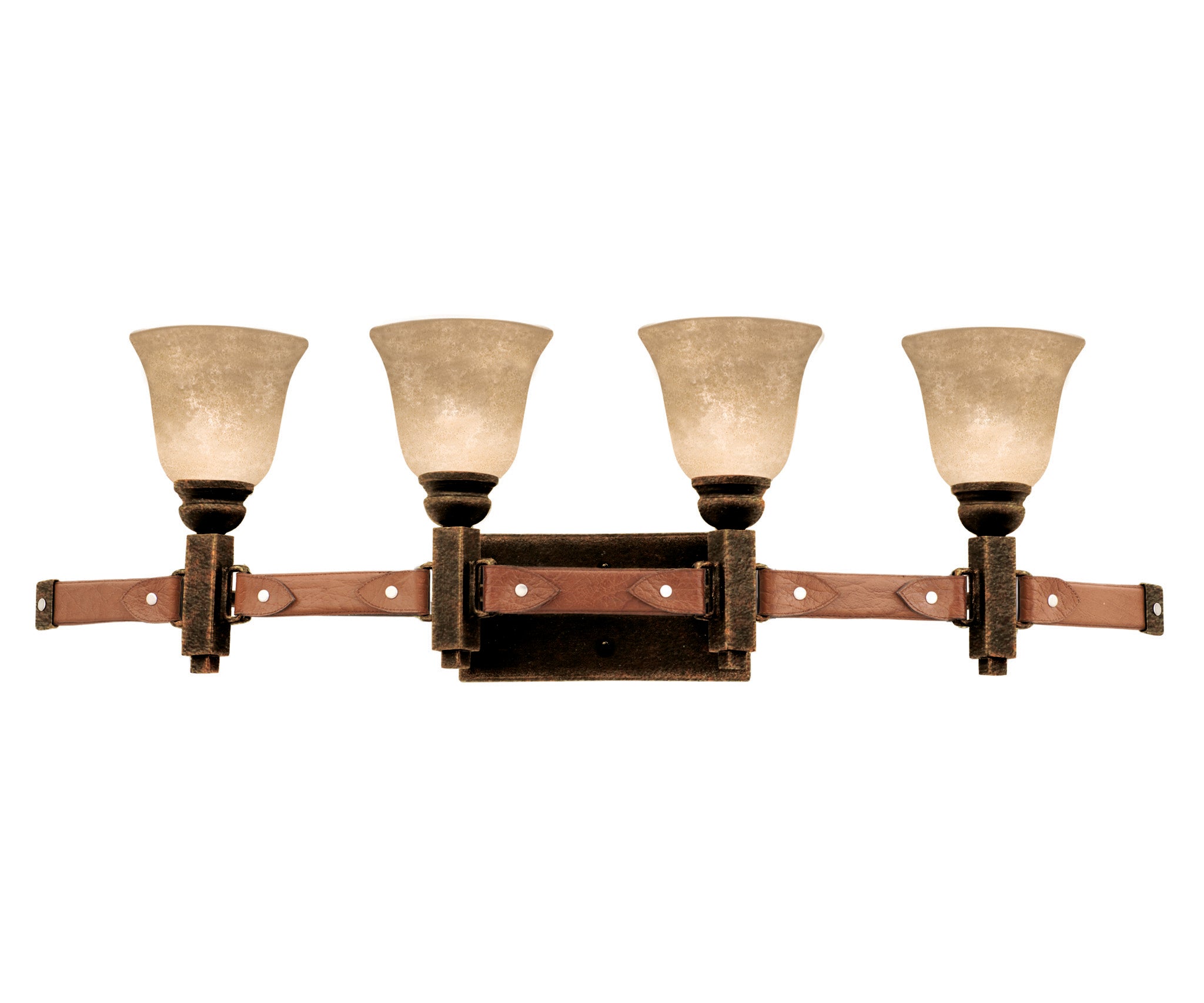 Rodeo Drive 4 Light Bath Vanity Fixture - Antique Copper