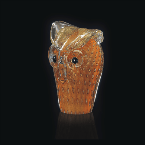 Arte di Murano Owl With Small Bubbles Decor Accessories Arte di Murano 