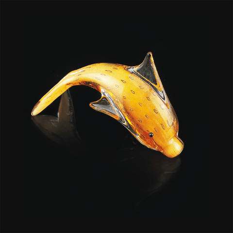 Arte di Murano Dolphin With Small Bubbles Decor Accessories Arte di Murano 