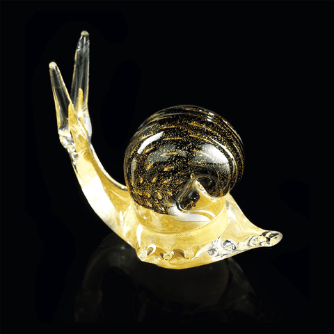 Arte di Murano Small Snail With Bubbles Decor Accessories Arte di Murano 