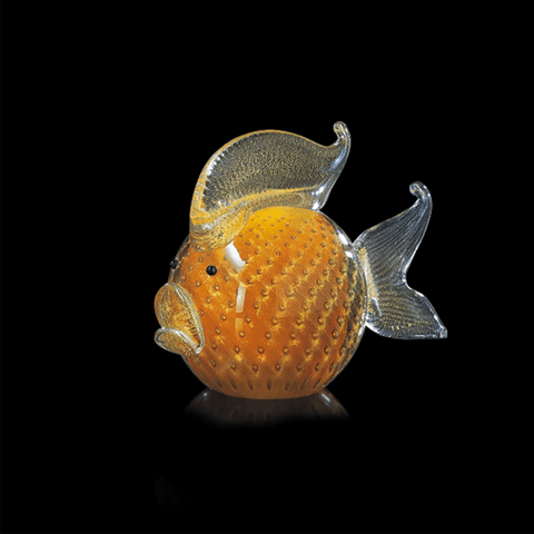 Arte di Murano Big Ball With Bubbles Fish Decor Accessories Arte di Murano 