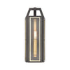 Portico 1-Light Sconce in Charcoal with Clear Glass Wall Elk Lighting 