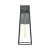 Meditterano 1-Light Sconce in Charcoal with Seedy Glass Wall Elk Lighting 