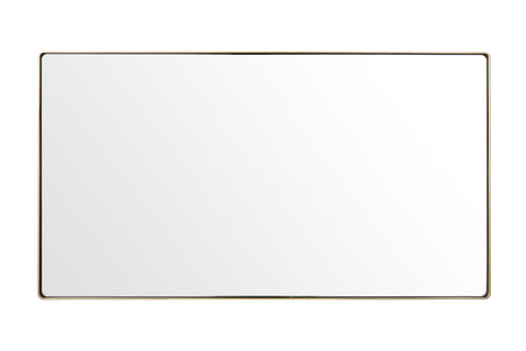 Kye 22x40 Rounded Rectangular Wall Mirror - Gold