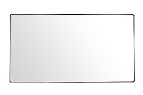 Kye 22x40 Rounded Rectangular Wall Mirror - Polished Nickel Mirrors Varaluz 