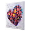 Work Of Heart Red Mixed-Media Wall Art Accessories Varaluz 