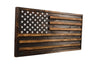 Rustic Pine American Flag Wall Art Accessories Varaluz 