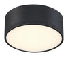 Beat 120-277v Dimmable LED Flush Mount - Black (BL) Ceiling Access Lighting 