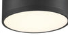 Beat 120-277v Dimmable LED Flush Mount - Black (BL) Ceiling Access Lighting 