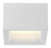 Bloc 120-277v Dimmable LED Flush Mount - White (WH) Ceiling Access Lighting 