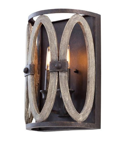 Belmont 12"h Wall Sconce Wall Kalco Wood 