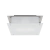 Vision (s) Dimmable LED Flush Mount - Brushed Steel Ceiling Access Lighting 