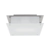 Vision (m) Dimmable LED Flush Mount - Brushed Steel Ceiling Access Lighting 