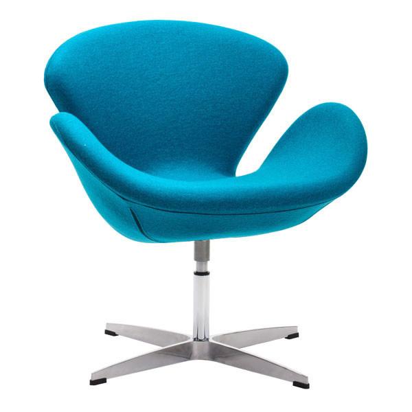 Pori Arm Chair Island Blue Furniture Zuo 