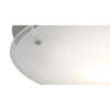 VisionRound (l) Dimmable LED Flush Mount - Brushed Steel Ceiling Access Lighting 