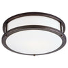 Conga Dimmable LED Flush Mount - Bronze Ceiling Access Lighting 