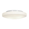 Orion Dimmable LED Flush Mount - White with Opal Glass Ceiling Access Lighting 
