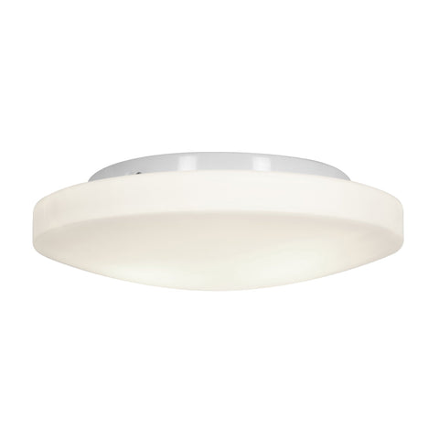 Orion Flush Mount - White with Opal Glass Ceiling Access Lighting 