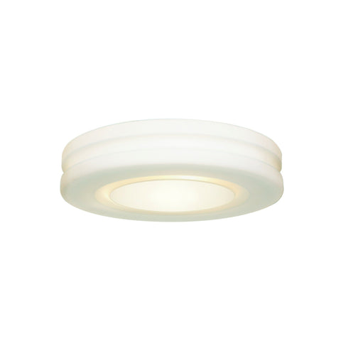 Altum 10.25"w Dimmable LED OPL Glass Flush Mount - White with Opal Glass Ceiling Access Lighting 
