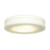 Altum 12.5"w Dimmable LED Flush Mount - White - White with Opal Glass Ceiling Access Lighting 