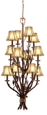 Ponderosa (4+4+4) Light 3 Tier Foyer Ceiling Kalco 