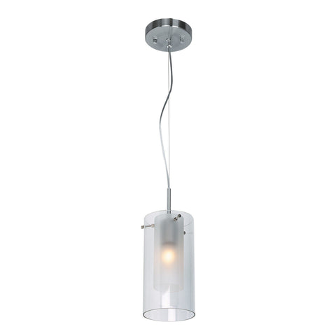 Proteus Cable Suspended Pendant - Brushed Steel Ceiling Access Lighting 