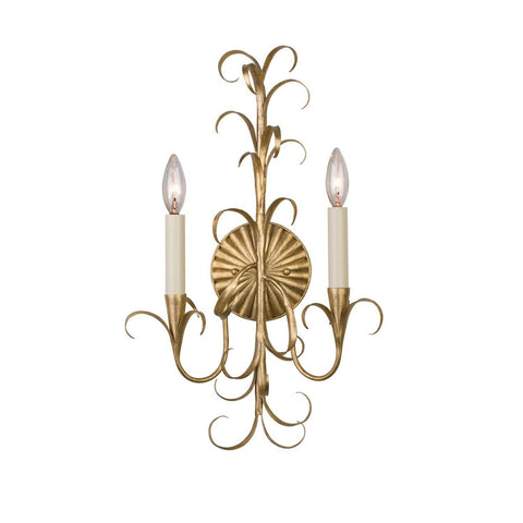 Ainsley Gold Leaf 20"h Wall Sconce Wall Kalco 