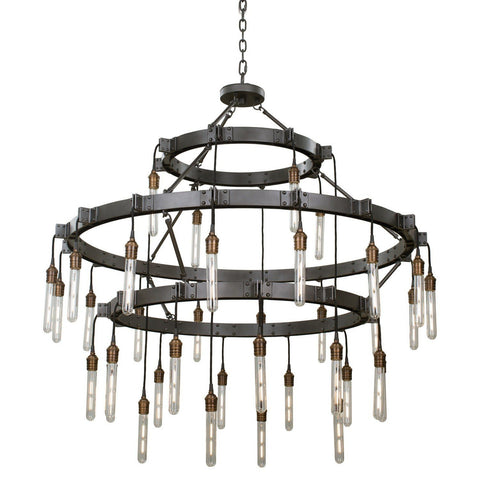 Stuyvesant (12+16+8) 3 Tier Chandelier Ceiling Kalco 