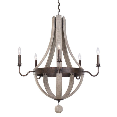 Harper 5 Light Chandelier Ceiling Kalco 