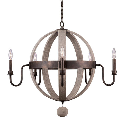 Harper 5 Light Chandelier Ceiling Kalco 