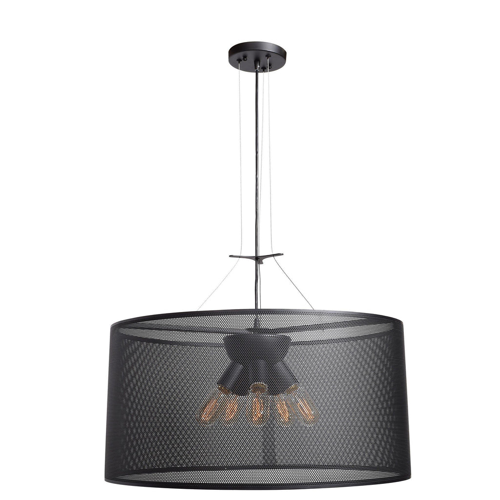 Epic (l) Round Pendant - Black Ceiling Access Lighting 