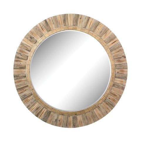 Oversized Round Wood Mirror Mirrors Dimond Home 