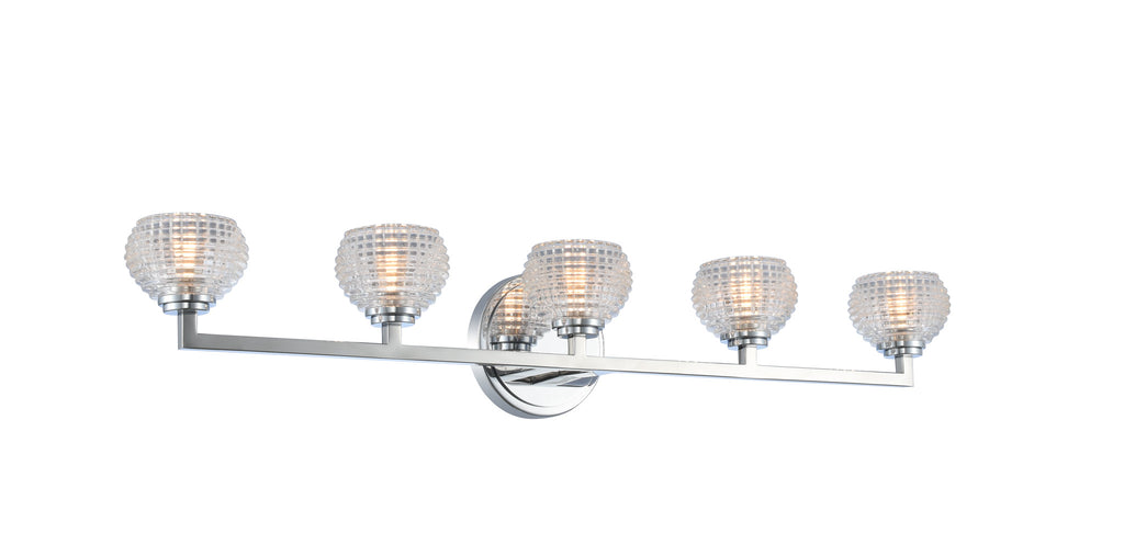 Marina 5 Light Bath Vanity Fixture