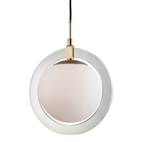 Caswell Large LED Pendant - Aged Brass Ceiling Hudson Valley 