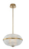 Portland 16 Inch LED Pendant - Winter Brass