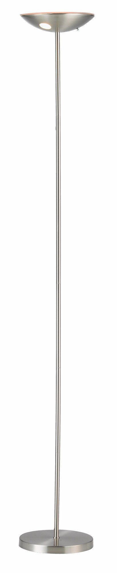 Mars LED 71"h Torchiere Lamps Adesso Silver 