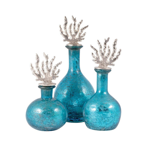 Reef Set Of Three Decanters Accessories Pomeroy 