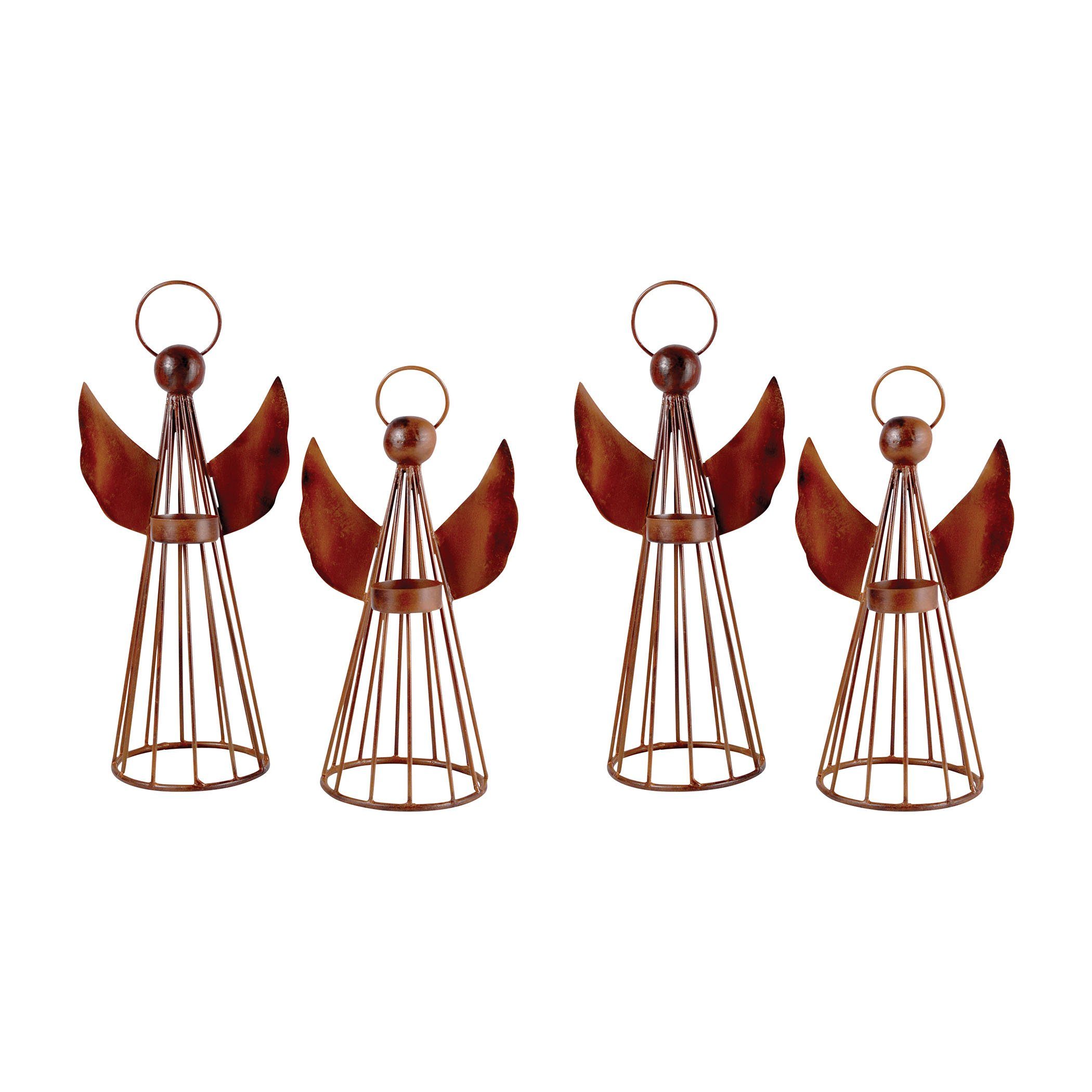 Holiday Set Of 4 Angel Lighting: 2 Sm-2Lg Accessories Pomeroy 