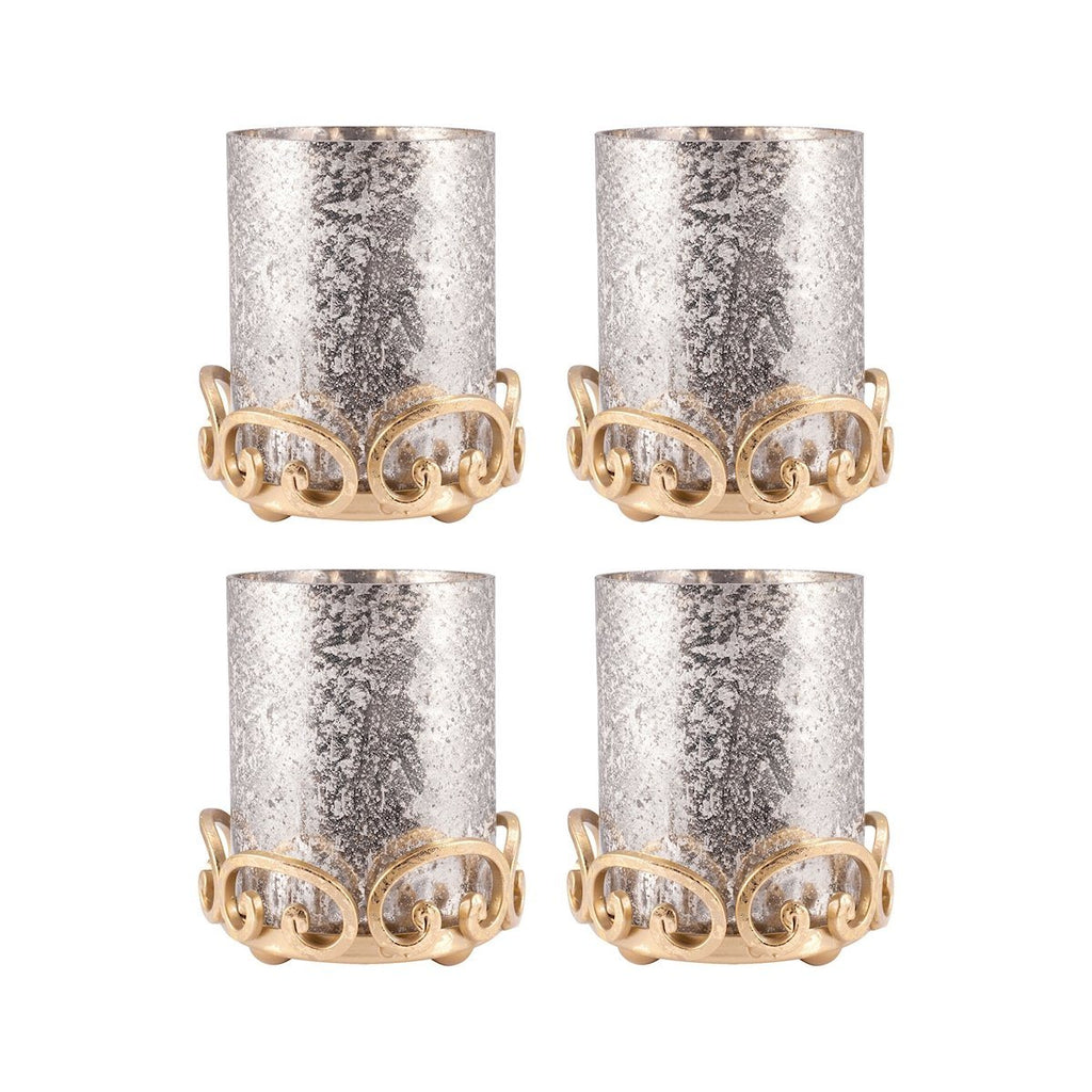 Gwendolyn Set of 4 Pillar Holders Accessories Pomeroy 