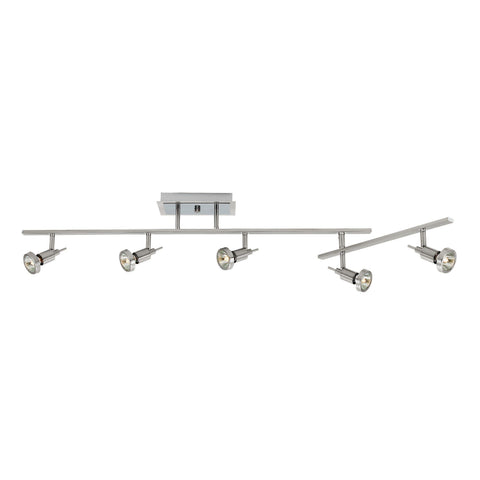 Viper 5-Light Dimmable LED Semi-Flush with Articulating Arm - Bronze (BRZ) Ceiling Access Lighting 