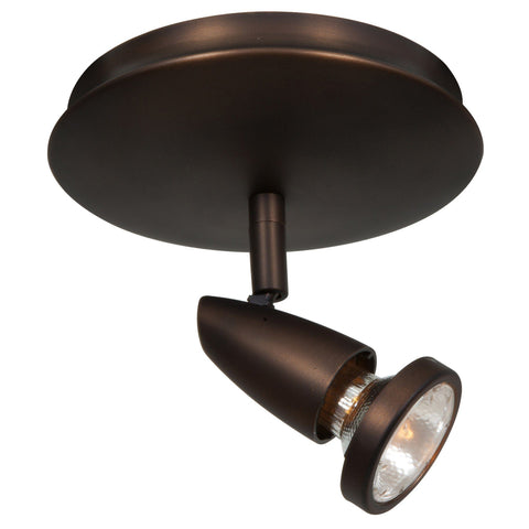 Mirage 1-Light Dimmable LED Swivel Spot - Bronze Ceiling Access Lighting 