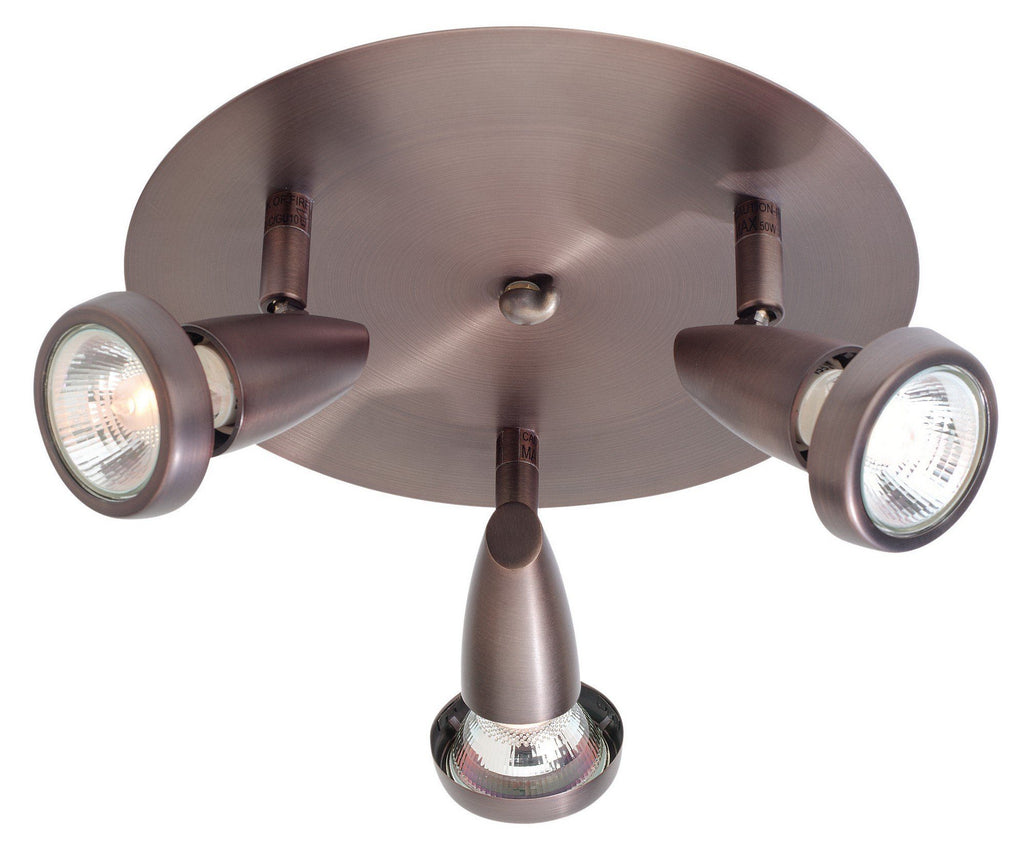 Mirage 3-Light Cluster Spot - Bronze Ceiling Access Lighting 