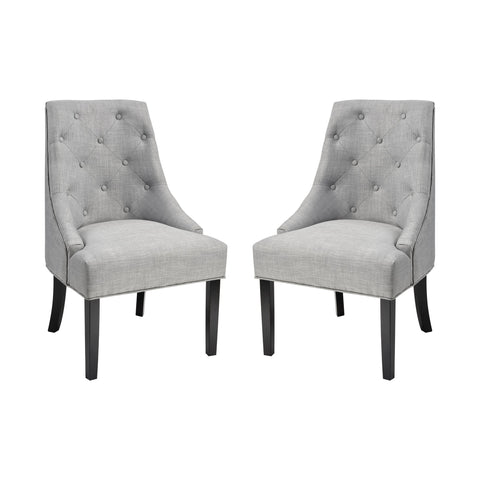 Nine Elms Accent Chair - Light Grey