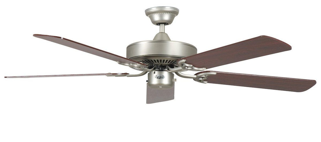 52" California Home Collection Ceiling Fan - Satin Nickel Fans Concord Fans 