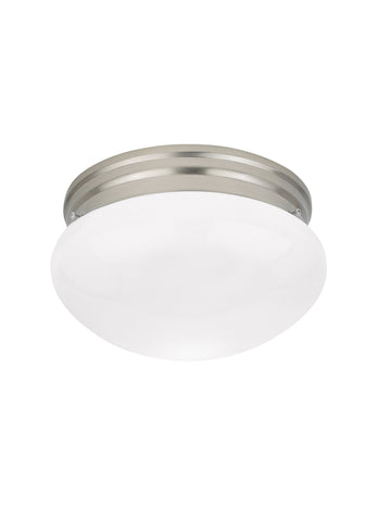 Webster Two Light Ceiling Flush Mount - Brushed Nickel CEILING Sea Gull Lighting 