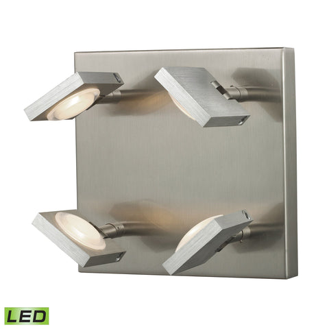Reilly Collection 4 light sconce in Brushed Nickel/Brushed Aluminum Wall ELK Lighting 